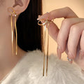 Gold Bow Earrings